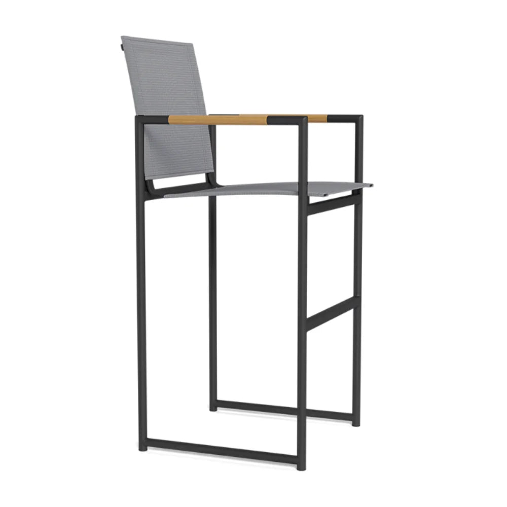Premium Aluminum Outdoor Bar Stool - Lightweight & Weather-Resistant Patio Furniture for Backyard, Poolside & Garden Use