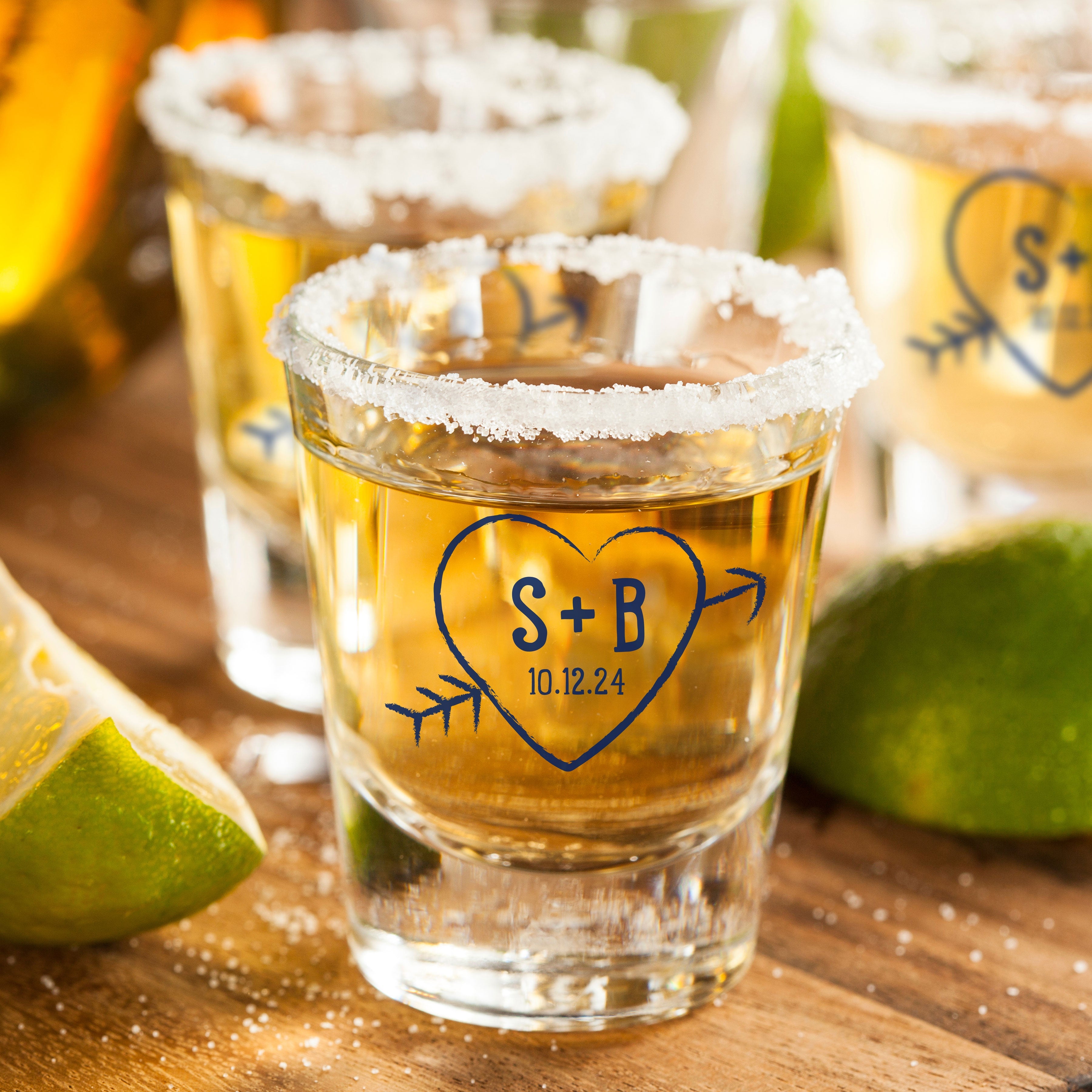 Personalized Fluted Shot Glass - Custom Engraved Whiskey & Liquor Glasses for Parties, Gifts & Home Bar Decor