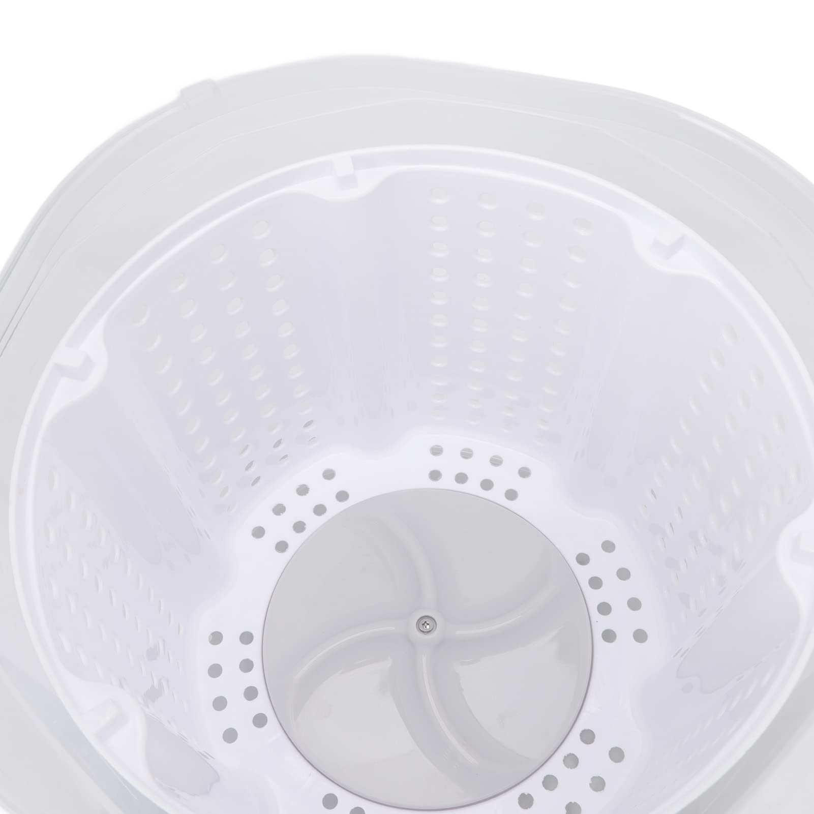 Portable Hand Crank Manual Washing Machine - Compact Laundry Solution for Dorm, Apartment, Camping & Travel - Nordic Grey (Perfect for Off-Grid Living, RV Trips & Emergency Preparedness)