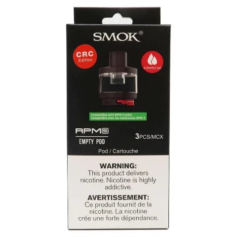 SMOK RPM 5 Replacement Pods - 2 Pack Compatible with RPM 5 Vape Kit - Leak-Proof Vape Pod Cartridges for Smooth Vaping Experience - Perfect for On-the-Go & Travel Use