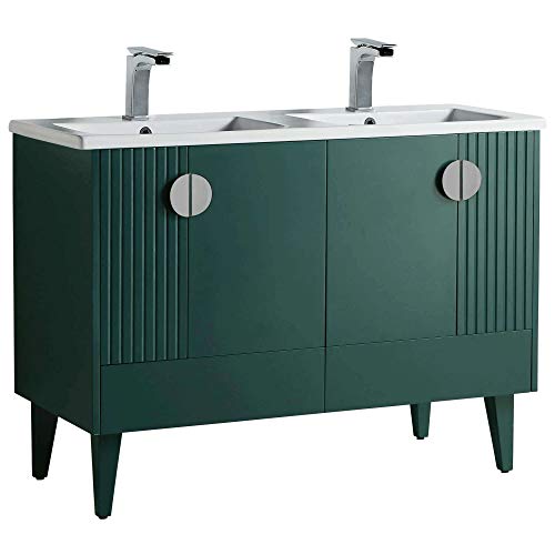 Green - Polished Chrome Handles