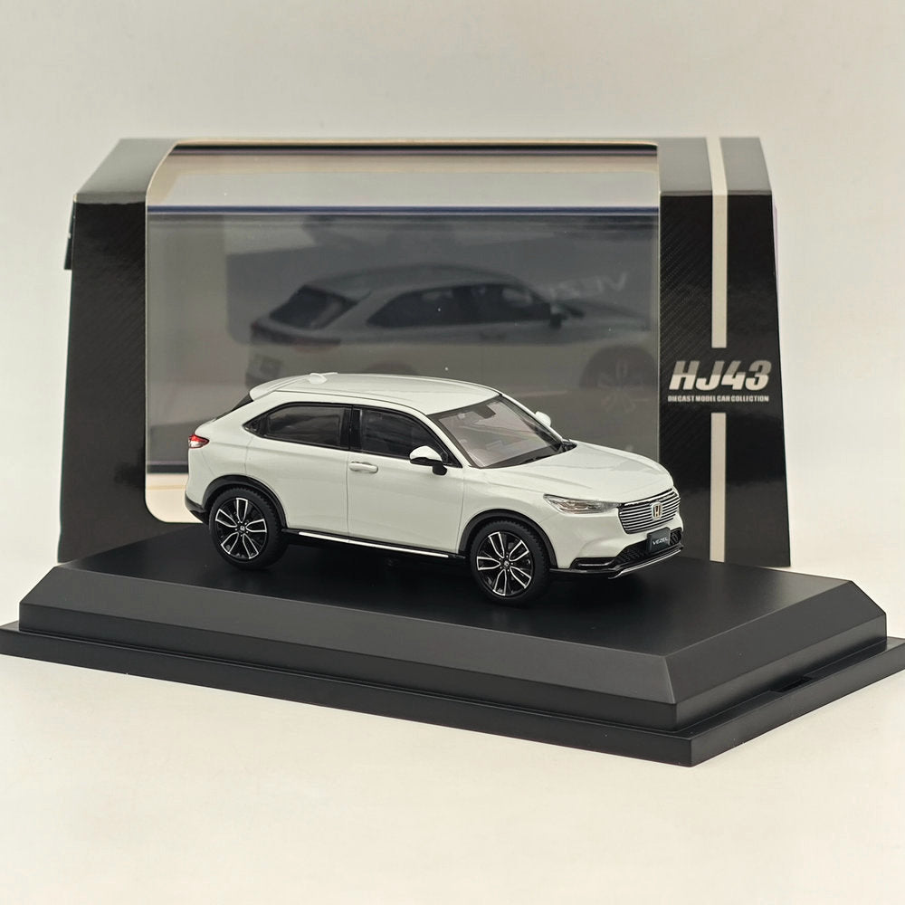 1/43 Honda VEZEL e:HEV Z Premium Sunlight White Diecast Model Car - Limited Edition Collectible for Car Enthusiasts & Hobbyists - Perfect for Display, Gifts, and Japanese Car Model Collections