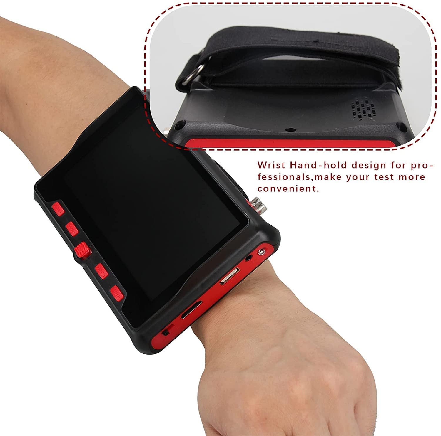 Upgraded Portable Wrist CCTV Tester with 5