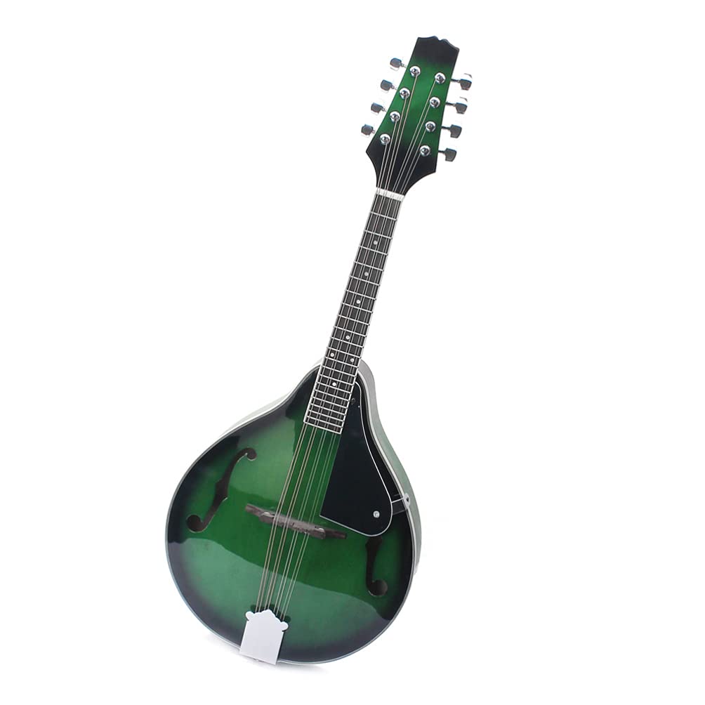 Happyyami 8-String Basswood Mandolin for Beginners with Rosewood Bridge - Perfect for Music Practice, Folk Bands & Outdoor Performances