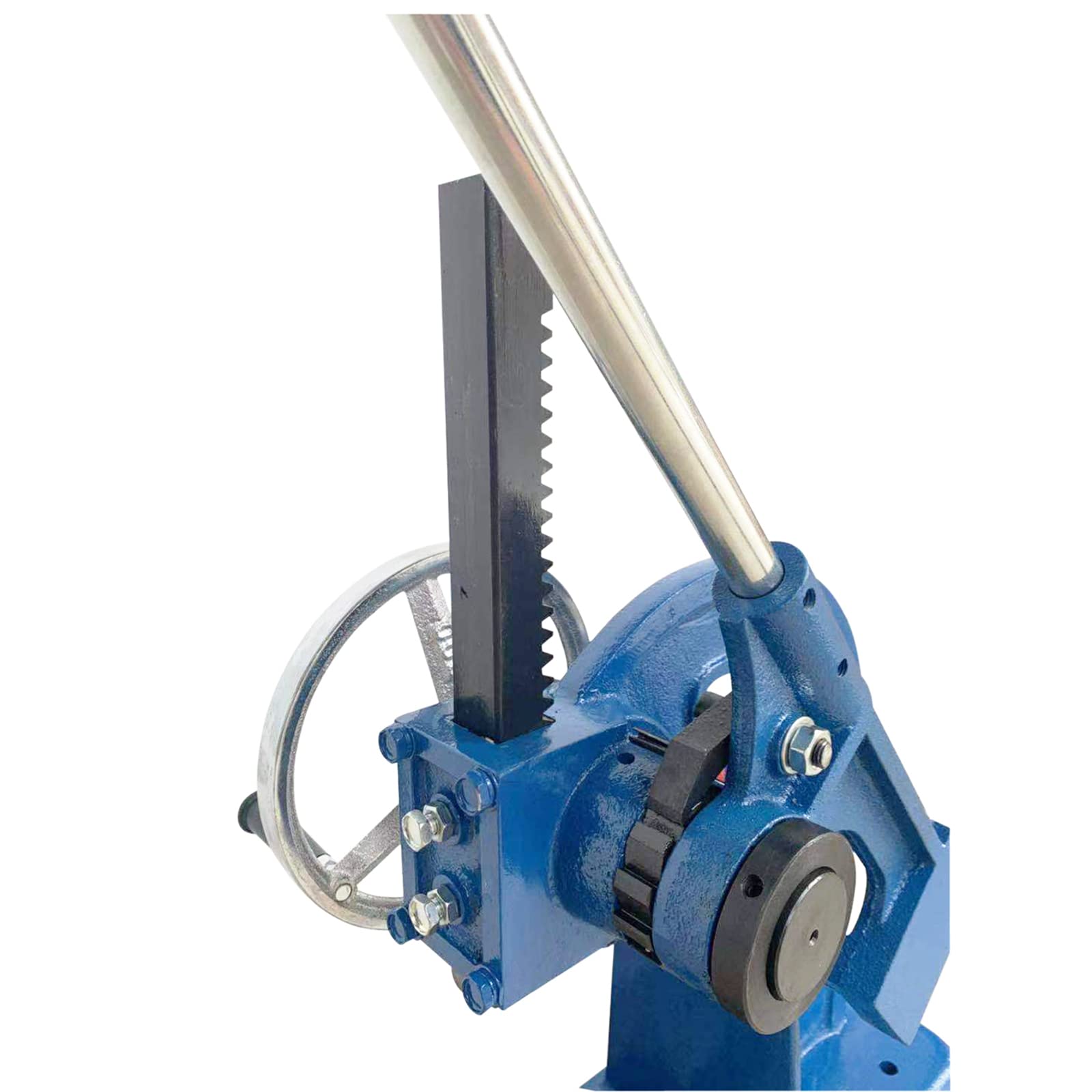 2 Ton Heavy Duty Arbor Press - Manual Ratcheting Bench Press Machine with Cast Iron Body & Lever Assembly - Perfect for Metalworking, Jewelry Making, and Bearing Installation
