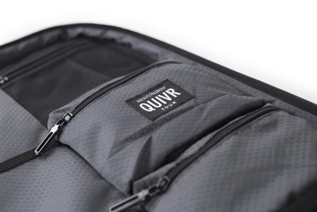 Gruv Gear QUIVR-TR-BLK Drum Stick Bag - Premium Black Drumstick Holder for Drummers | Perfect for Gigging, Practice Sessions & Music Performances