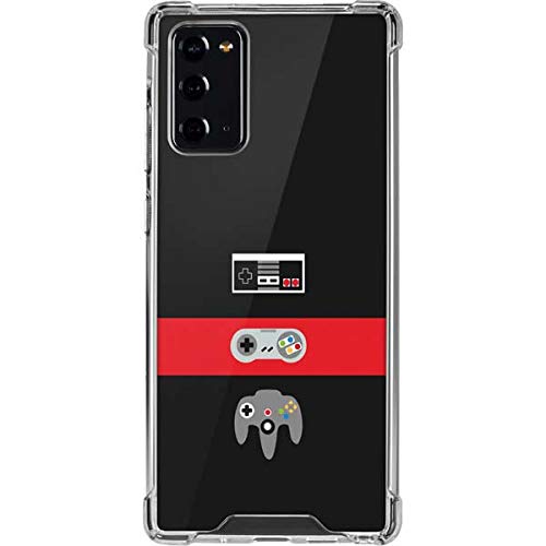 Skinit Clear Phone Case for Samsung Galaxy Note 20 5G - Officially Licensed Nintendo Controller Evolution Design | Protective Cover for Gaming & Everyday Use