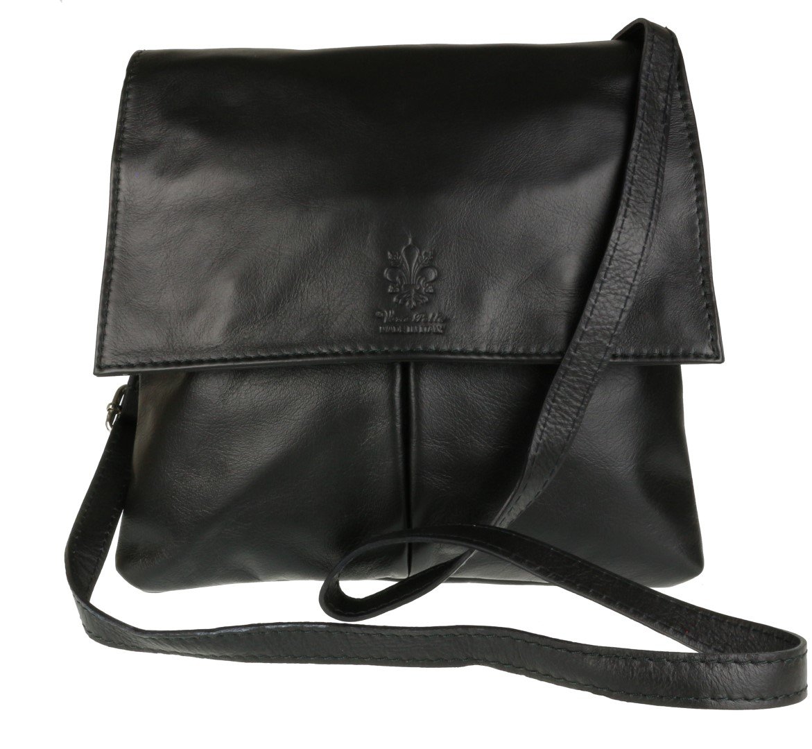 Stylish Italian Genuine Leather Crossbody Bag for Women with Double Pockets - Perfect for Work, Travel & Everyday Use