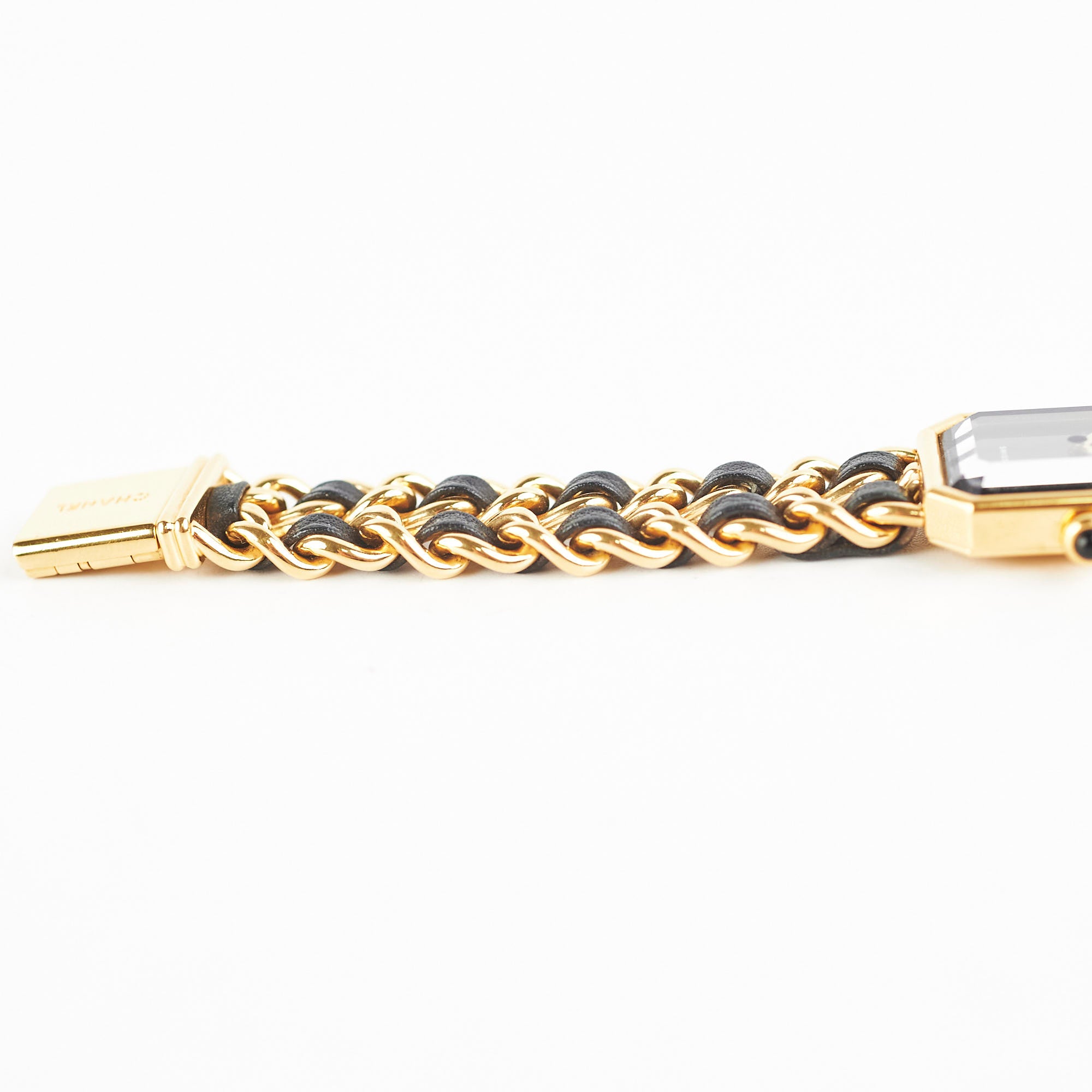 Chanel Premier Luxury Black & Gold Watch for Women - Size L - Elegant Dress Watch for Formal Events & Special Occasions