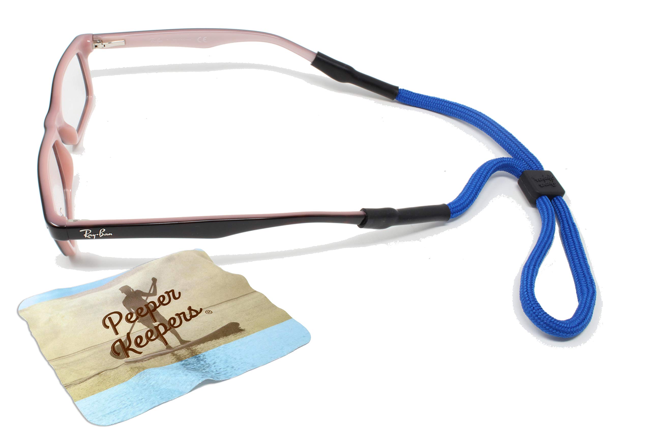 Kids Sports Eyeglass Cord & Sunglass Holder with Microfiber Cloth & Screwdriver - Adjustable Retainers for Active Children - Perfect for Running, Basketball, and Outdoor Activities