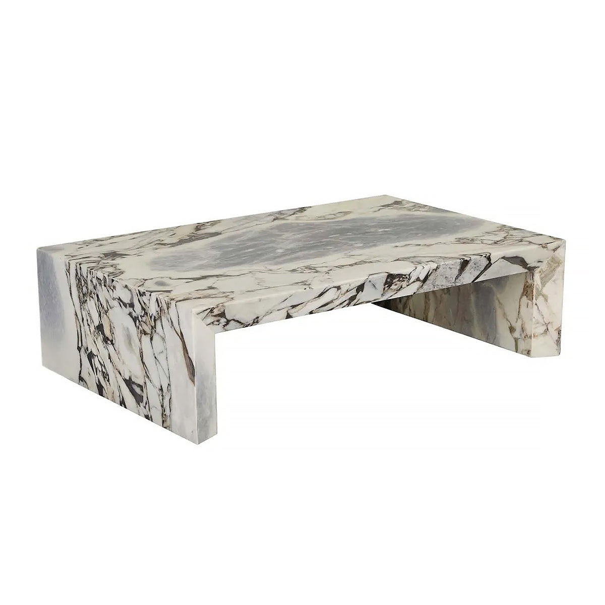 Elle Monument Coffee Table - Modern Living Room Centerpiece for Home Decor & Stylish Furniture
