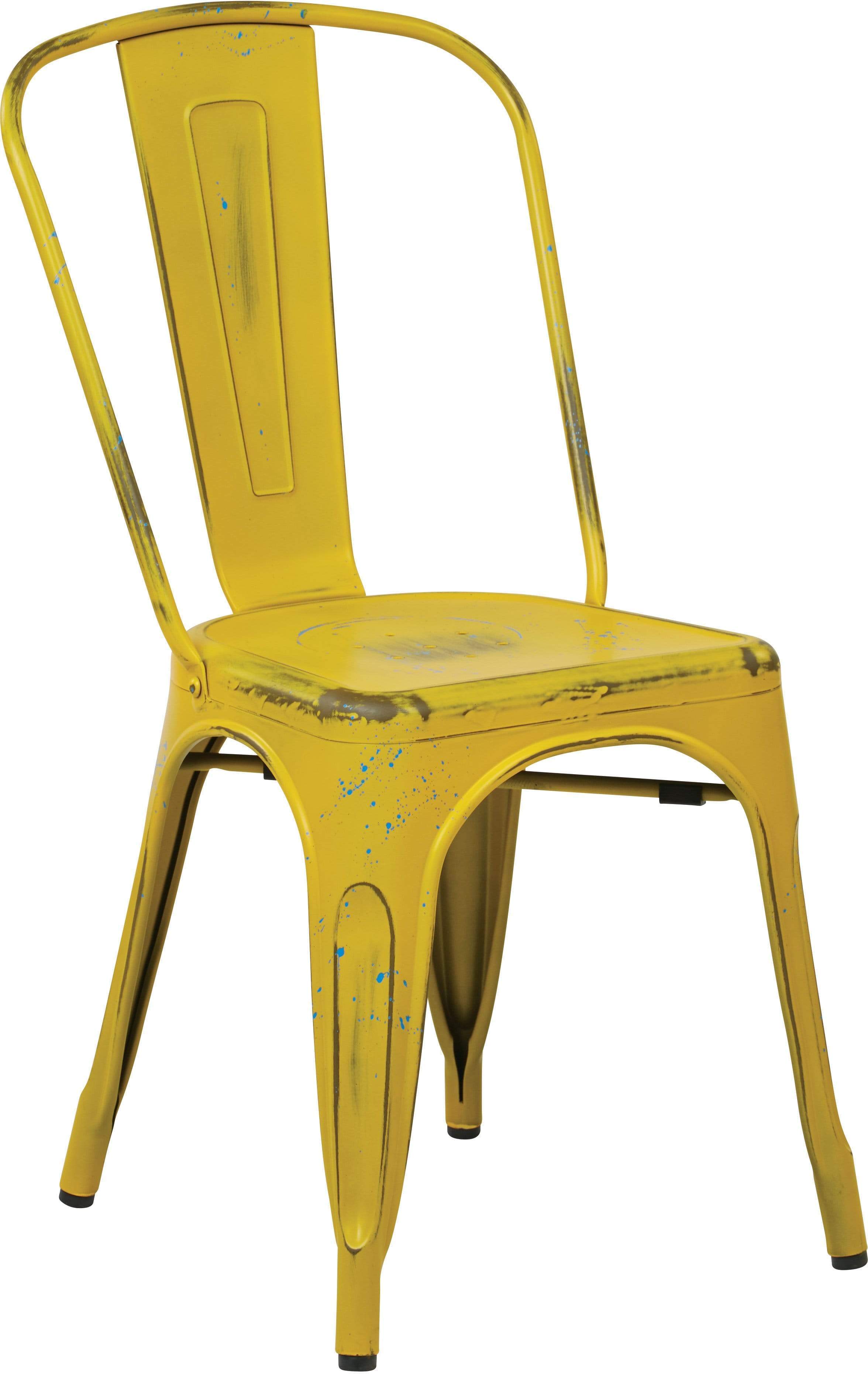 Antique Yellow With Blue Specks