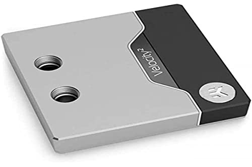 EKWB EK-Quantum Velocity 2 CPU Water Block - 1200 Series, D-RGB LED, Full Nickel Plated - High Performance Liquid Cooling for Gaming PCs and Workstations