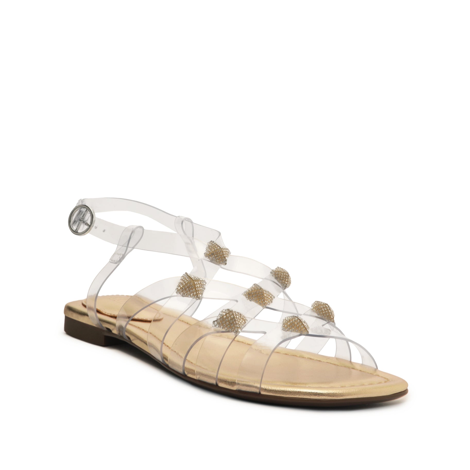 Georgia Vinyl Sandals for Women - U23 Heel Height Flat Comfortable Shoes (S2117501630002) - Perfect for Beach, Pool, and Summer Outings