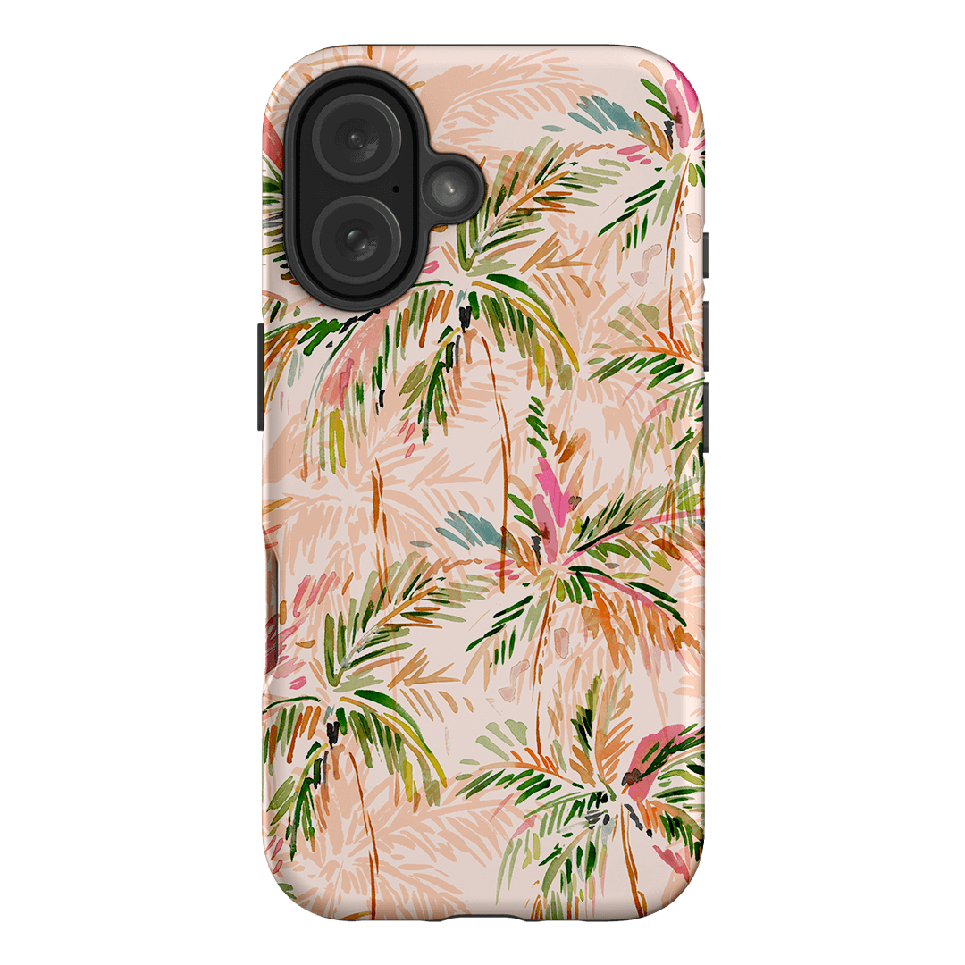 Hawaiian Palms Phone Case - Durable Protective Cover for iPhone & Samsung - Tropical Beach Design - Perfect for Travel, Vacation & Summer Outings