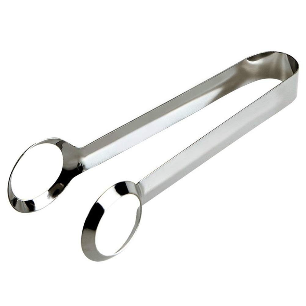 Stainless Steel Kitchen Tongs - 1pc Food Clip for Cooking, Baking, Buffet & Serving - Perfect for Grilling, Salad, BBQ, Bread & Pastry Handling