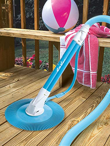 Pentair K50600 Kreepy Krauly E-Z Vac Suction-Side Above Ground Pool Cleaner - Automatic Pool Vacuum for Inground & Above Ground Pools - Blue/White - Ideal for Leaves, Dirt & Debris Removal