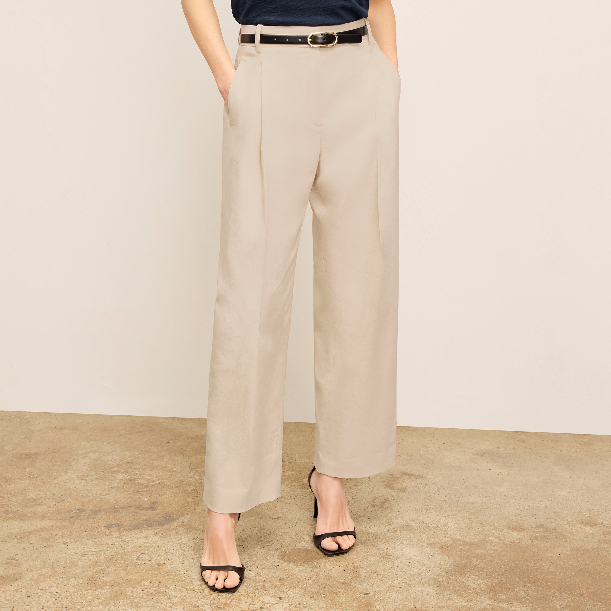 Arlo Breeze Pant - Soft Cotton Viscose Blend Women's Casual Pants in Natural Color | Perfect for Yoga, Lounge & Summer Outfits