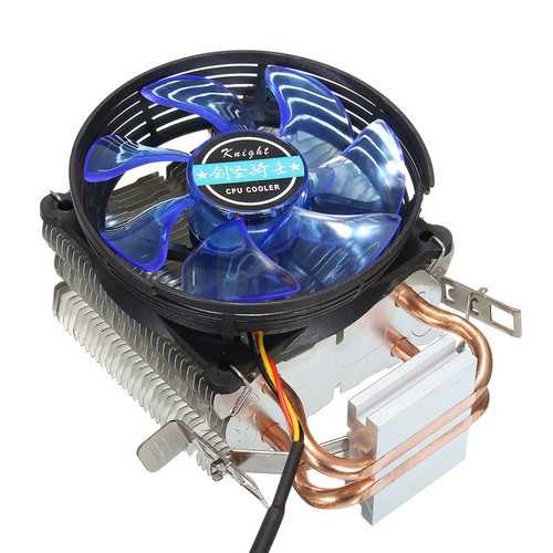 95mm LED Copper CPU Cooler - High Performance Cooling Fan & Heat Sink for Intel LGA775/1156/1155 & AMD AM2/AM2+ - Perfect for Gaming PCs & Workstation Builds
