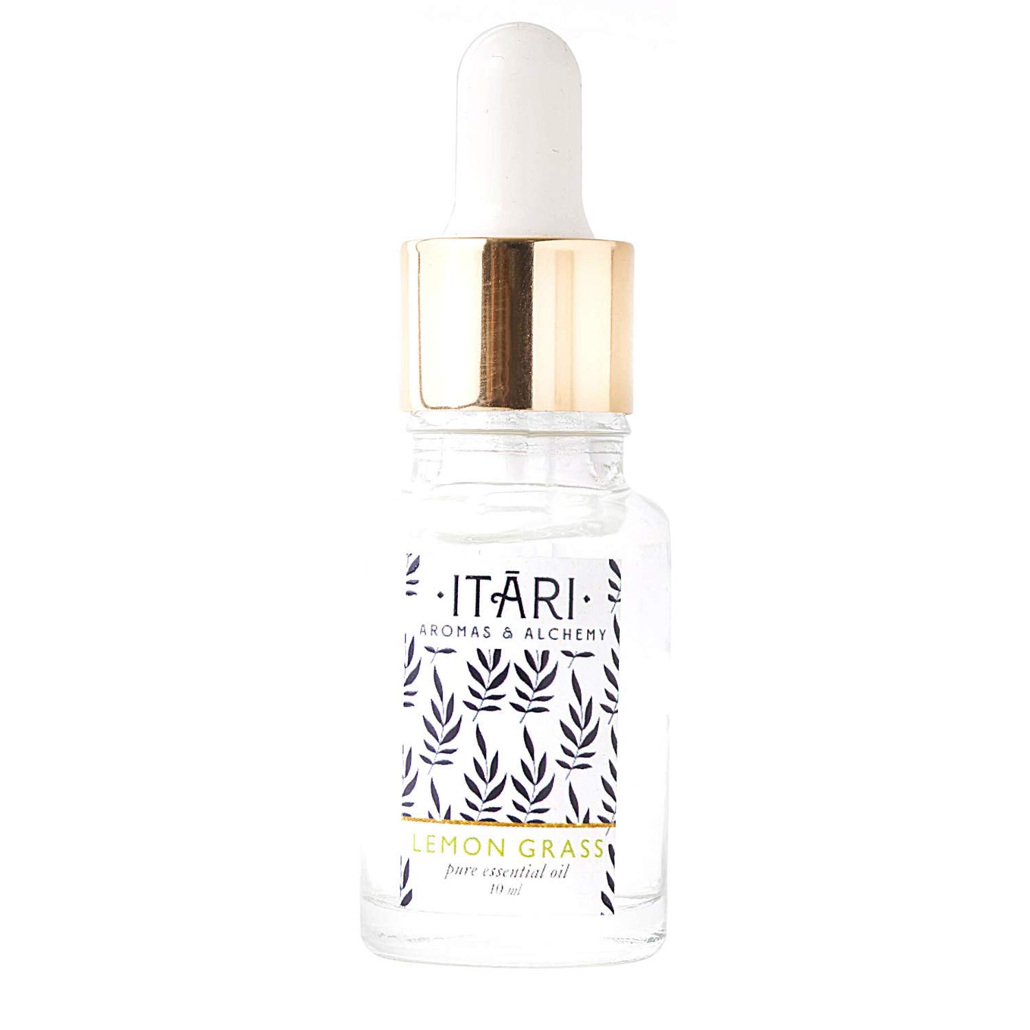 Itari 100% Pure Lemongrass Essential Oil - 10ml Natural Aromatherapy Oil for Hair Growth, Skin Care, Acne Treatment & Bug Repellent - Perfect for Diffusers, Massage & DIY Beauty Products