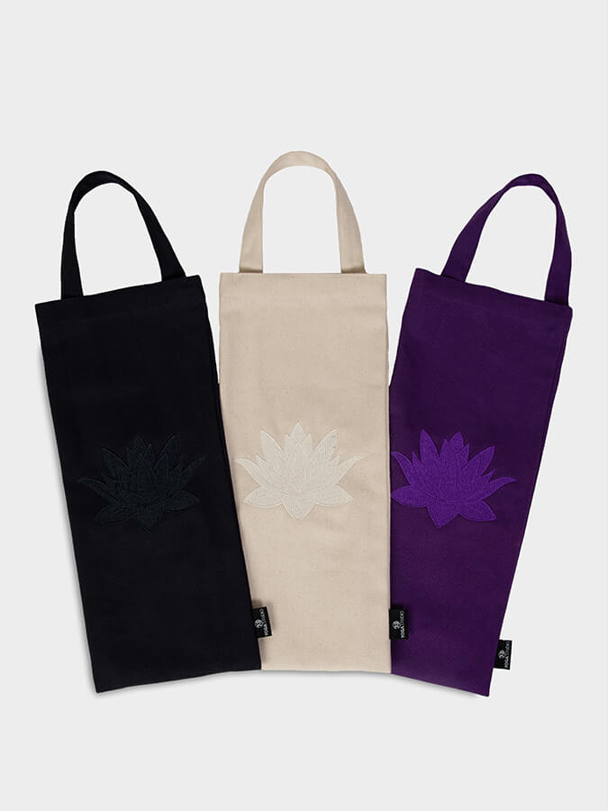 GOTS Certified Organic Cotton Yoga Sandbag Cover - Eco-Friendly & Breathable for Hot Yoga, Meditation & Home Workouts