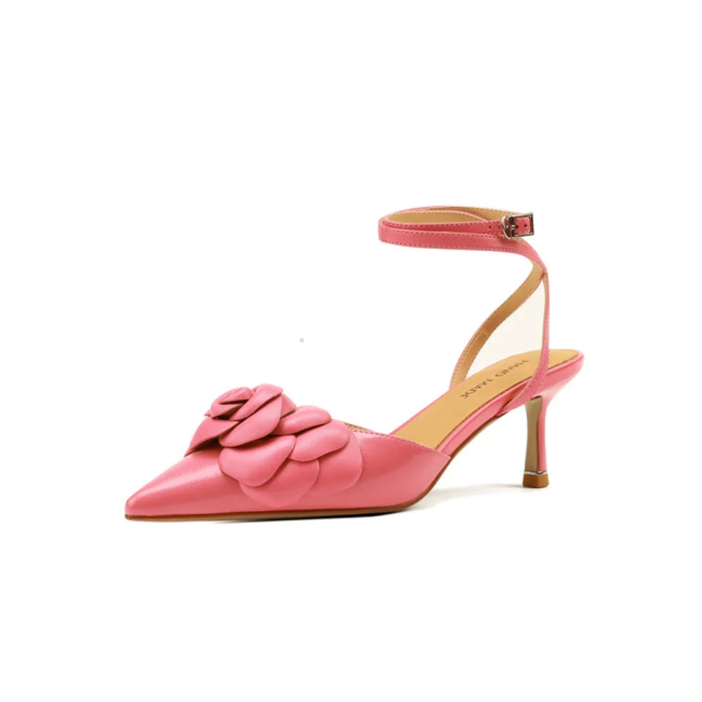 Elegant Cow Leather Wedding Party Shoes - Sexy Pointed Toe High Heels Pumps for Women | Perfect for Spring & Autumn Seasons, Bridal Showers, Date Nights & Office Wear