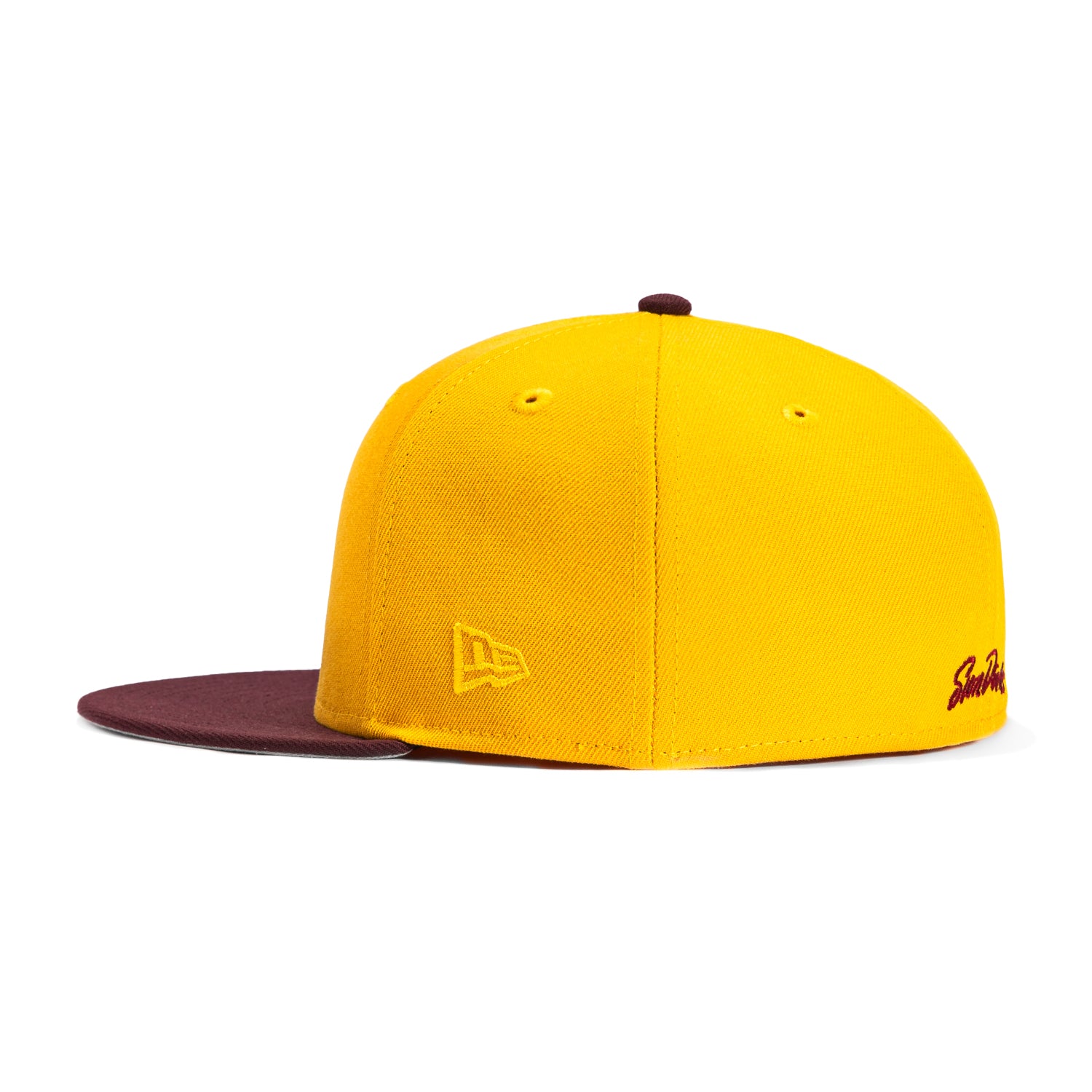 New Era 59Fifty Arizona State Sun Devils Sparky Hat - Gold & Maroon Snapback Baseball Cap for Men & Women - Perfect for Game Day, College Sports & Fan Collections