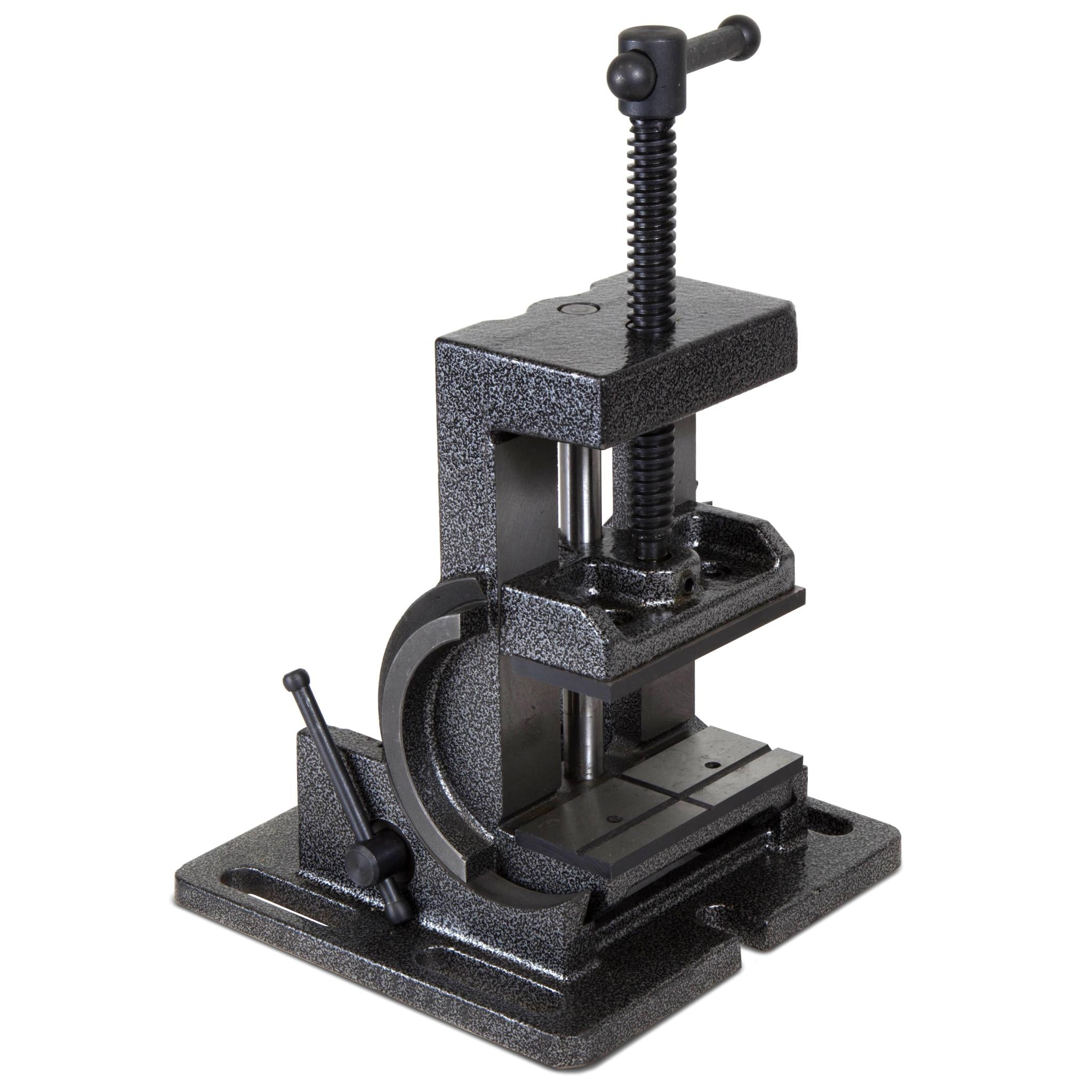 WEN TV434 4.25-Inch Heavy Duty Tilting Angle Vise for Benchtop & Drill Press - Perfect for Metalworking, Woodworking & DIY Projects