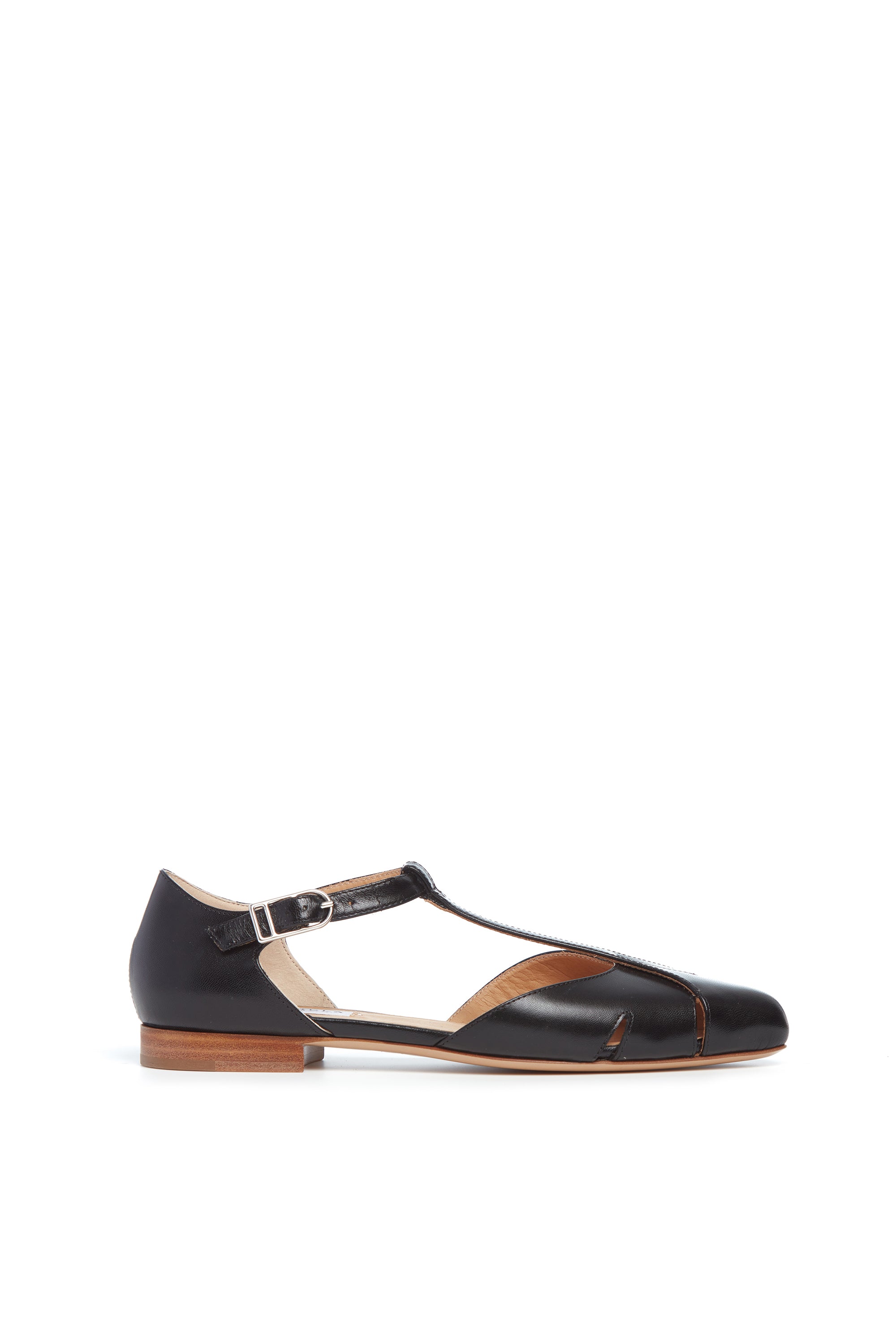 Harlow Black Leather Ballerina Flat Shoes for Women - Comfortable & Stylish for Work, Travel & Everyday Wear