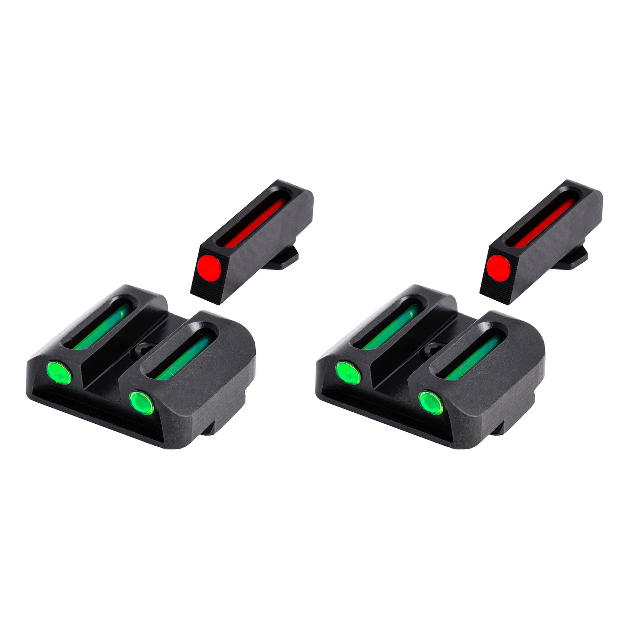 TruGlo Fiber Optic Handgun Pistol Laser Sight Accessories - High Precision Red Dot Sight for Pistols & Handguns - Perfect for Home Defense, Target Shooting & Tactical Training