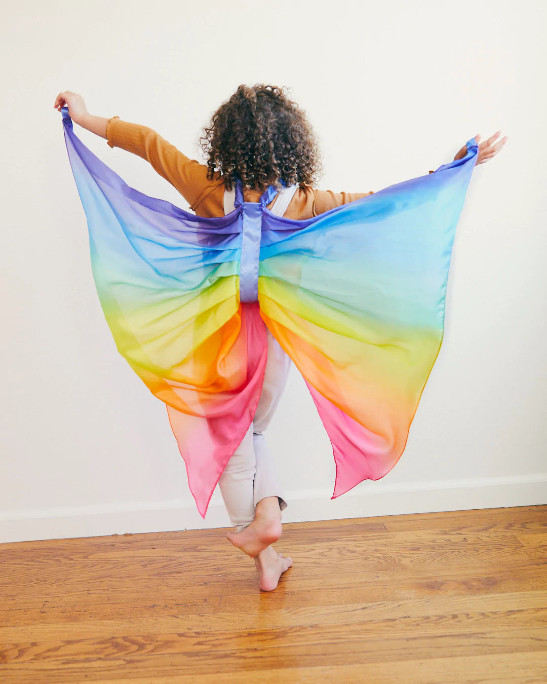 Sarah's Silks Wings - Premium Play Silk Wings for Kids Dress Up & Imaginative Play - Perfect for Fairy, Angel, and Butterfly Costumes