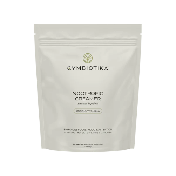Cymbiotika Nootropic Creamer - Advanced Superfood Supplement for Brain Boost & Focus | Perfect for Coffee, Smoothies & Workout Recovery