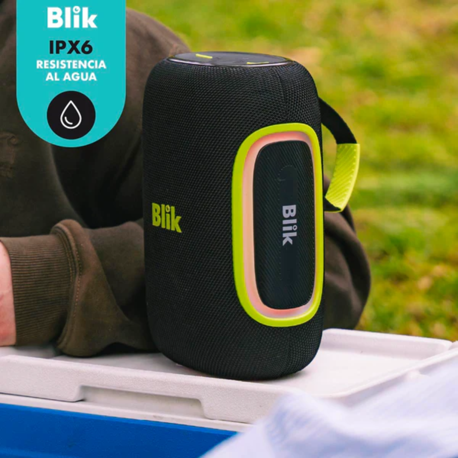 Blik Hype U3 Portable Bluetooth Speaker with Deep Bass - Perfect for Outdoor Adventures, Beach Parties & Home Entertainment