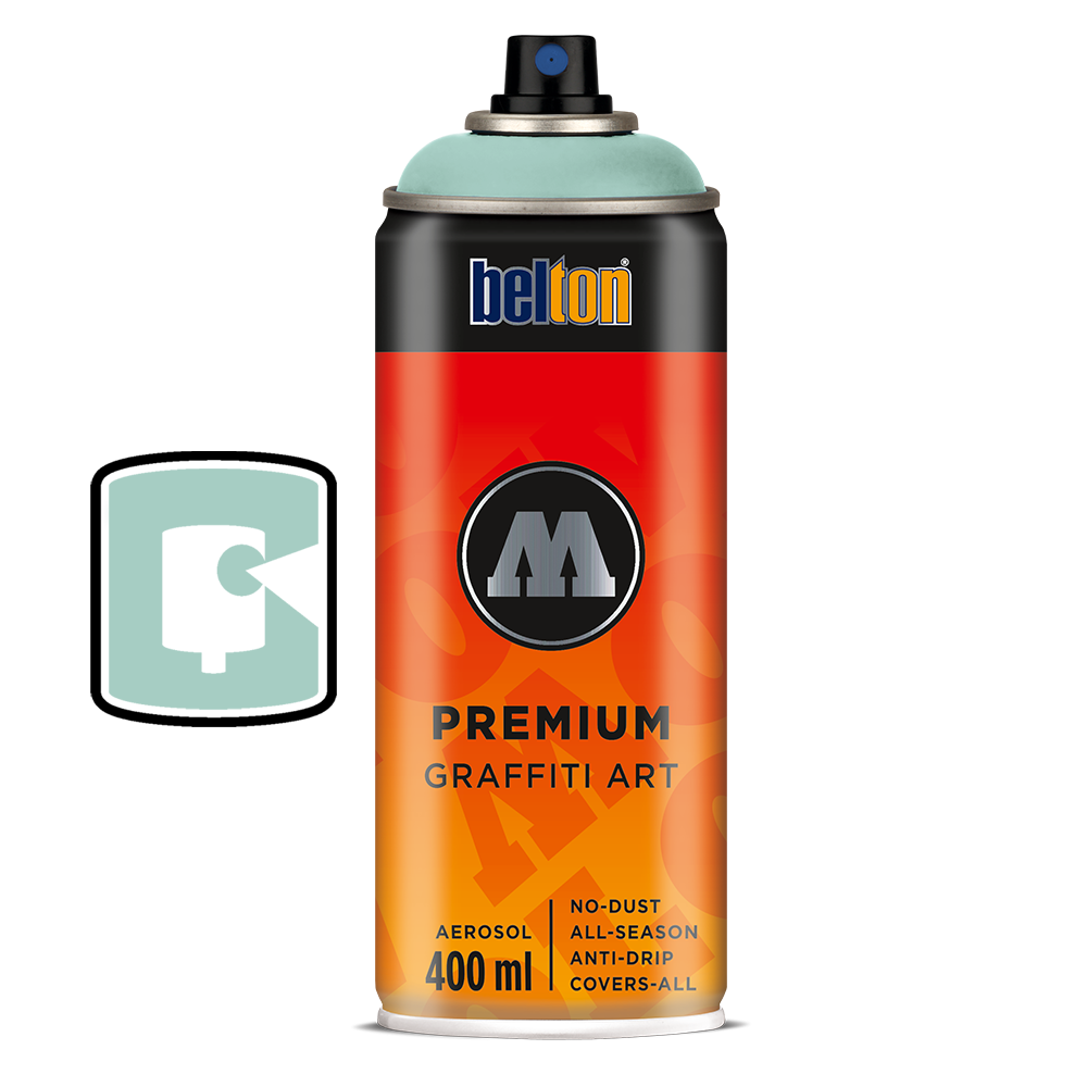 400ML Molotow Premium Belton Spray Paint - Baby Blue | High-Quality Graffiti & Street Art Spray Paint for Artists, DIY Projects & Home Decor