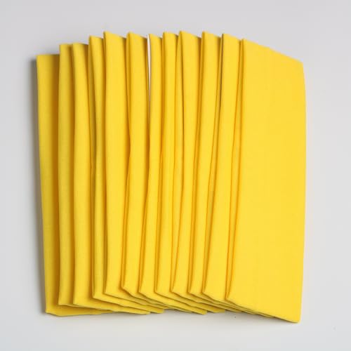 12pcs yellow yoga sport headband