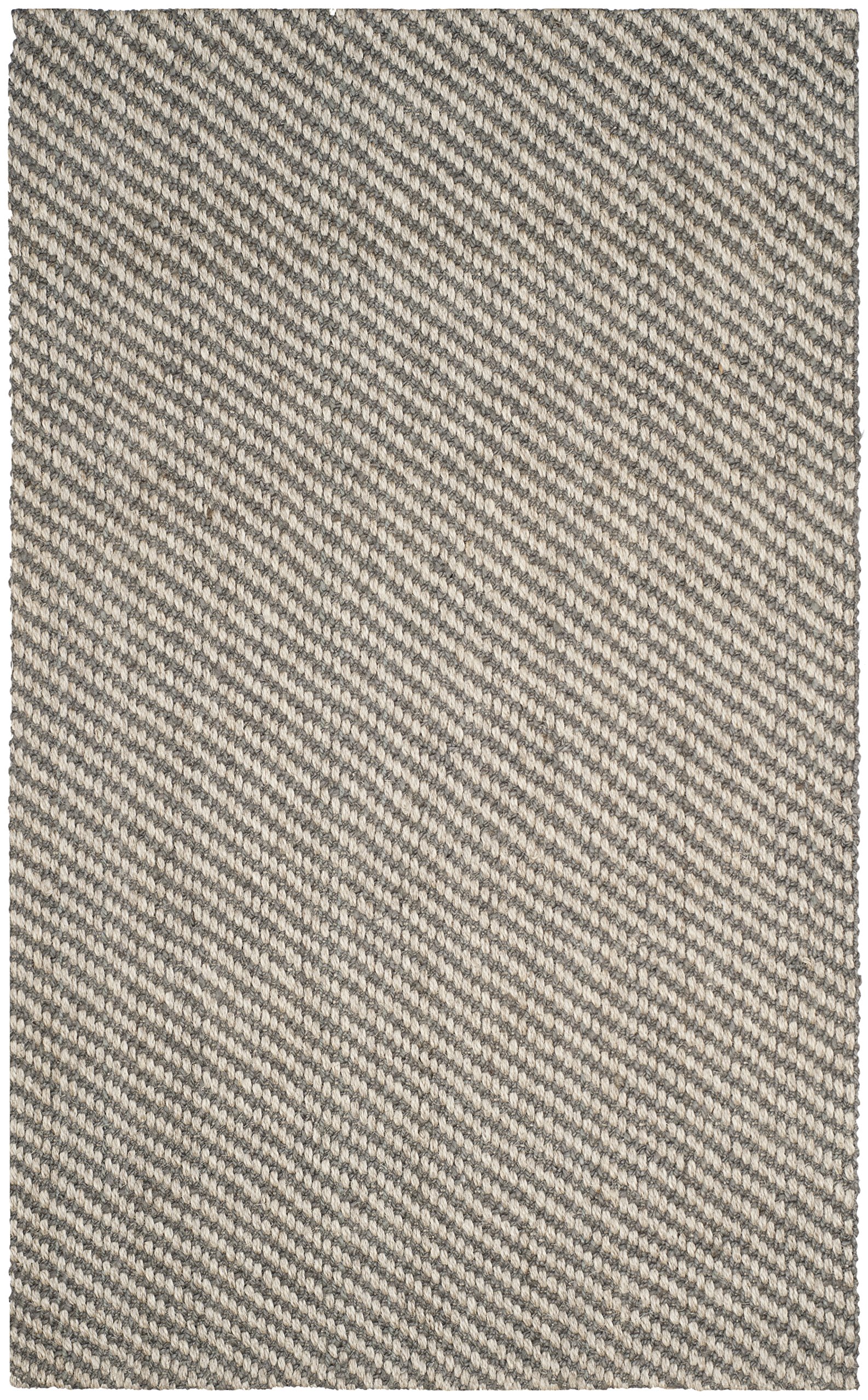 SAFAVIEH Handmade Natural Fiber Area Rug - 6' x 9' Sisal & Jute Rug in Neutral Gray, Eco-Friendly Floor Covering for Living Room, Bedroom & High Traffic Areas | NF470A | Perfect for Boho, Farmhouse & Coastal Home Decor