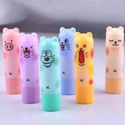 Best Cartoon Lip Balm Pack of 2 - Fruity Flavor for Moisturizing & Nourishing Lips | Perfect for Kids, Teens & Daily Lip Care