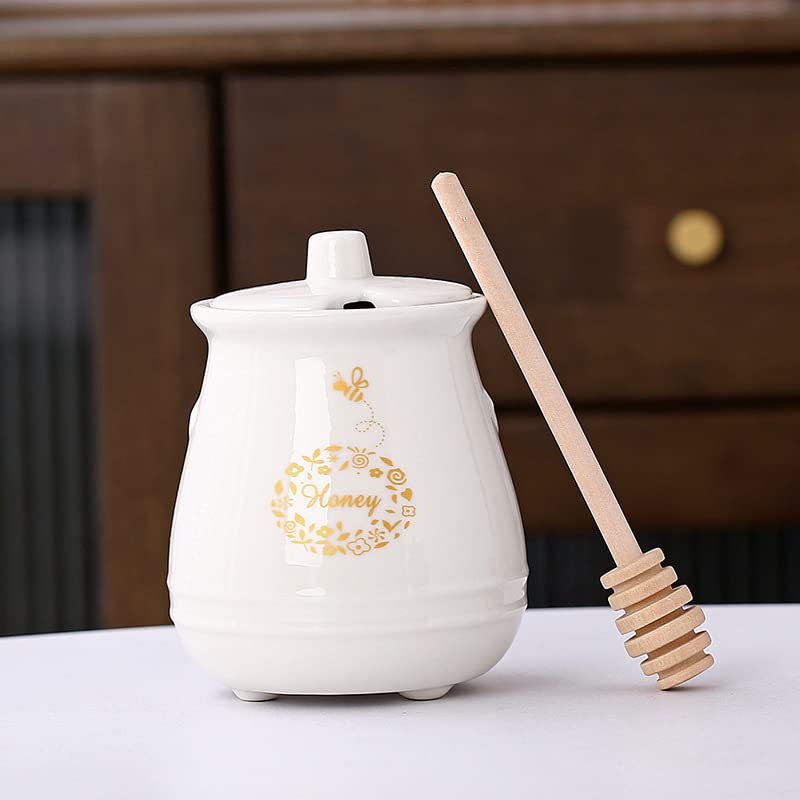 Honey Jar-White