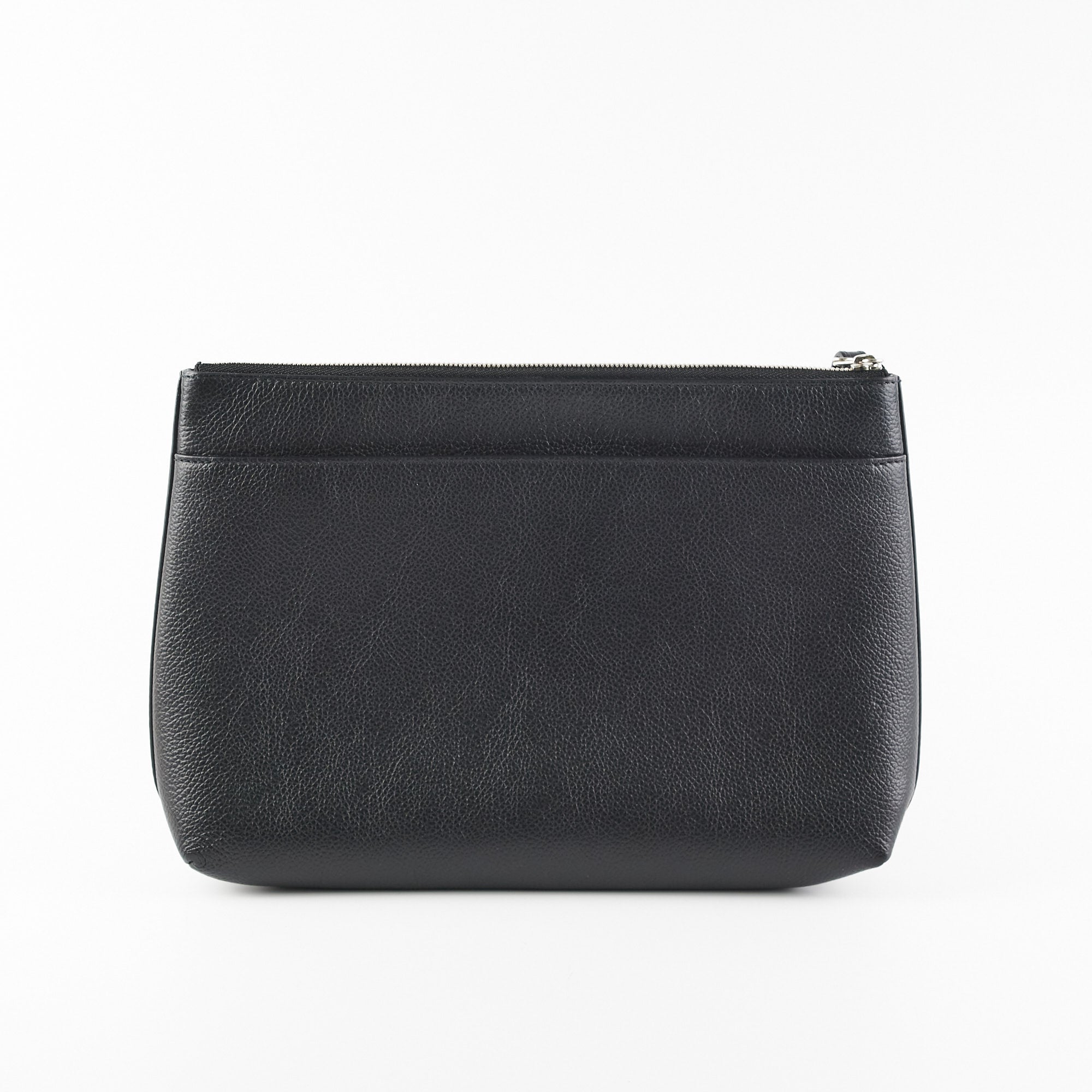 Balenciaga Black Leather Pouch Bag for Women - Stylish Crossbody Clutch for Parties, Travel & Everyday Use