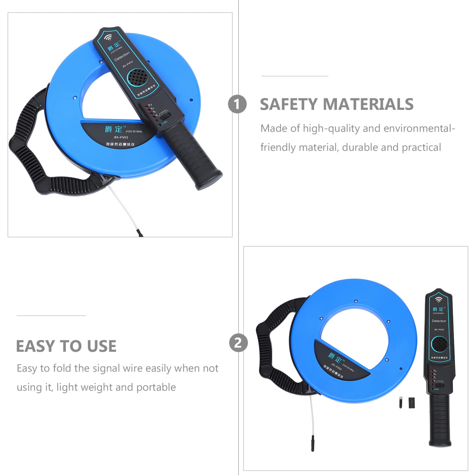 Wall Scanner & Pipe Blockage Detector - Professional Plumbing Tool for Locating Clogs in Pipes & Drains | Ideal for Home Inspection, Plumbing Repairs & DIY Projects