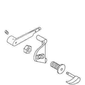 Kohler 51211-CP Polished Chrome Trip Lever Sub Assembly - Compatible with Kohler Toilets for Bathroom & Commercial Use