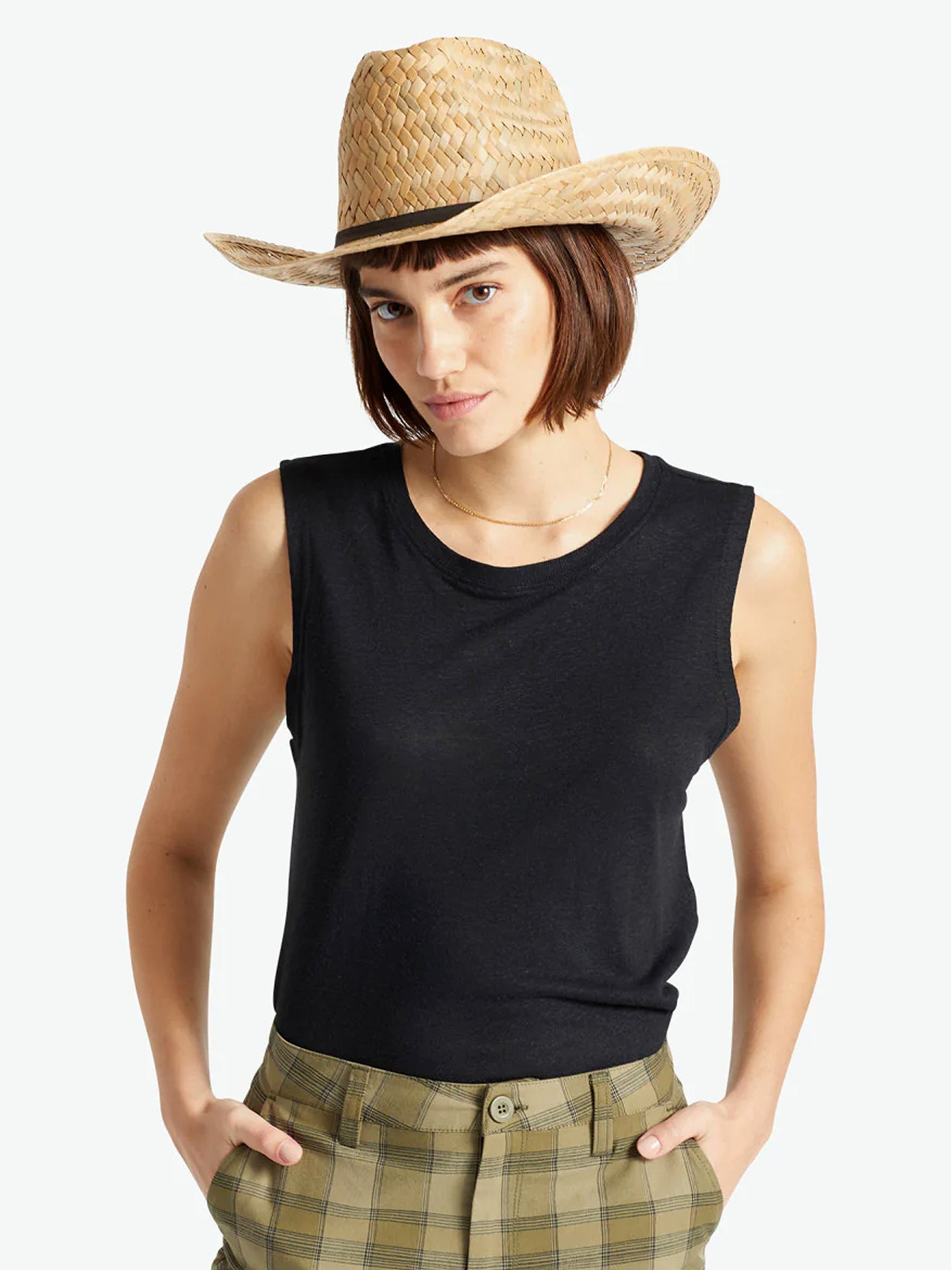 Brixton Houston Cowboy Hat for Men & Women - Western Style Felt Cowboy Hat - Perfect for Rodeo, Country Music Festivals & Outdoor Adventures