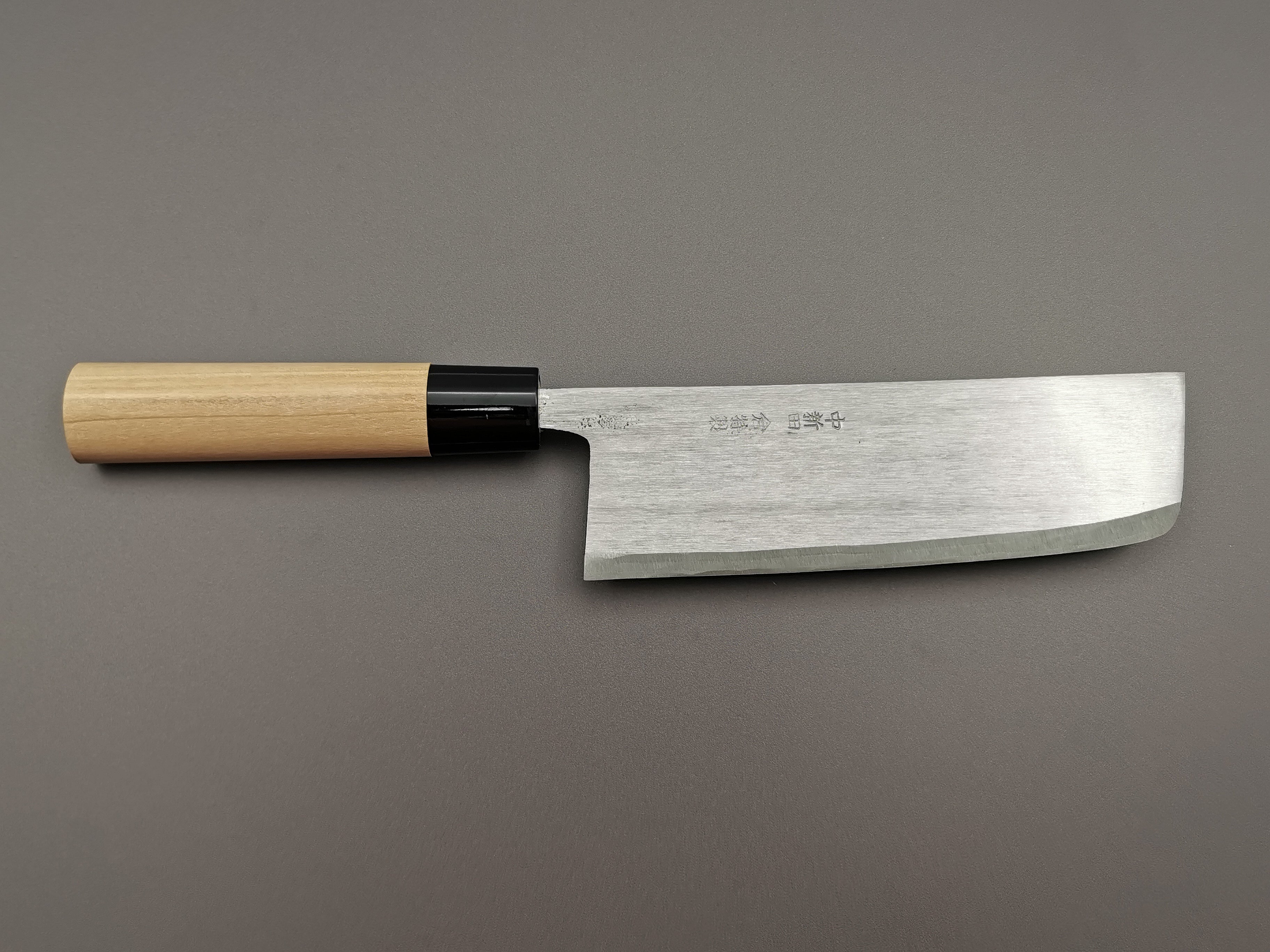 Premium Japanese Nakiri Knife - Michio Ishikawa White #2 Steel Single Bevel Vegetable Cleaver - Perfect for Sushi Chefs & Home Cooking Enthusiasts