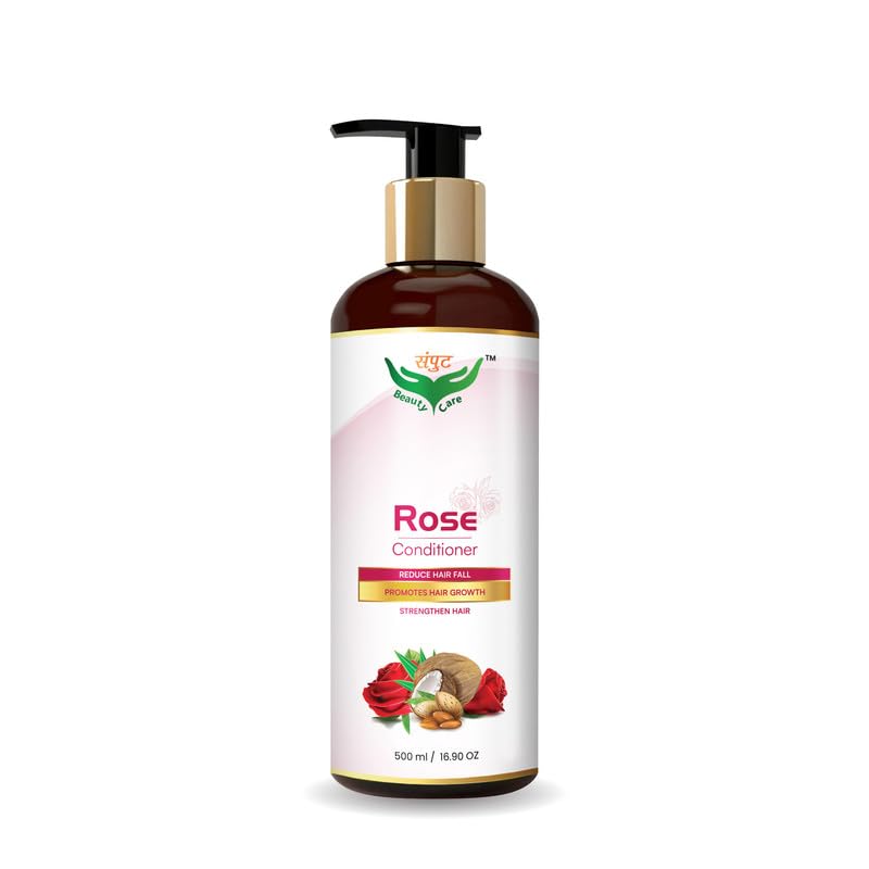 Rose Hair Conditioner for Oily Hair - Promotes Hair Growth & Strengthens Hair - Ideal for Daily Use & Scalp Care