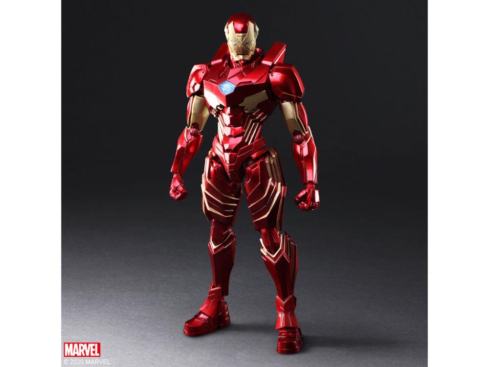 Bring Arts Marvel Universe Variant Iron Man Action Figure by Square Enix - Collectible Superhero Toy for Display & Play | Perfect for Marvel Fans & Collectors