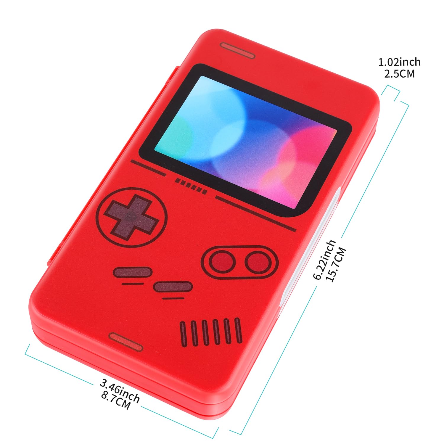 MOSAHOLL Switch Game Card Holder - 48 Cartridges & 24 SD Slots for Travel Storage