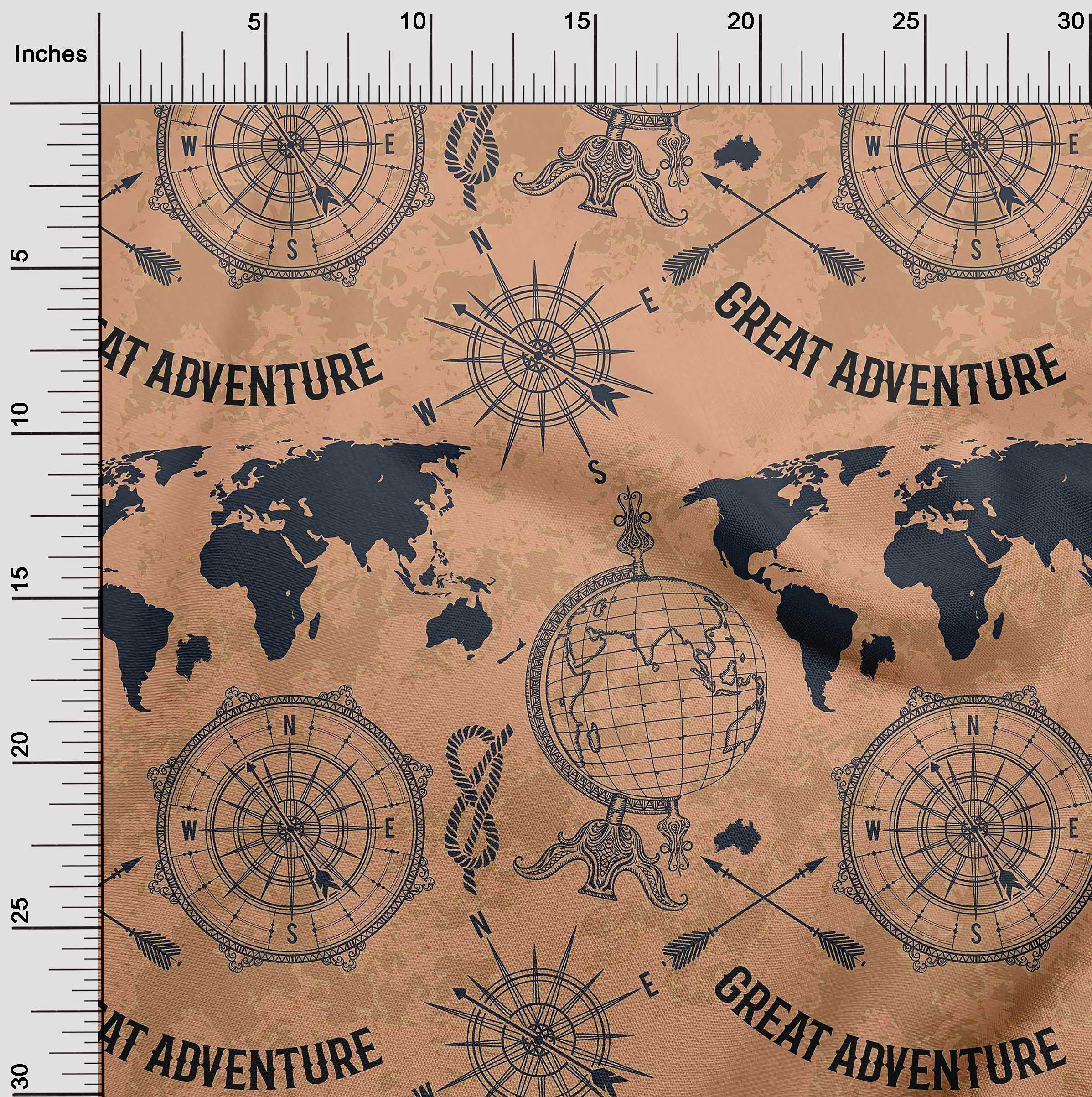 Premium Cotton Silk Light Peach Fabric - 42 Inch Wide Printed by The Yard for Tea Kettle Crafts, DIY Home Decor & Sewing Projects | Perfect for Curtains, Table Runners & Quilting