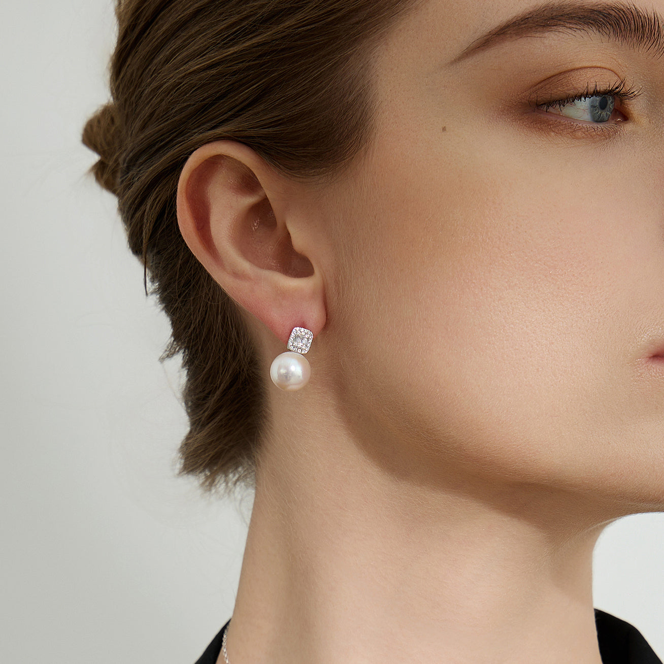 18K Solid Gold Edison Pearl Earrings for Women - Classic Stud Earrings for Daily Wear, Gift Giving & Special Occasions - KE00182