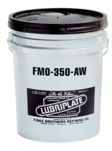 Lubriplate L0882-060 FMO-350 AW Food Grade USP White Mineral Oil - 5 Gallon Pail - Multi-Purpose Lubricant for Food Processing, Pharmaceutical & Industrial Equipment