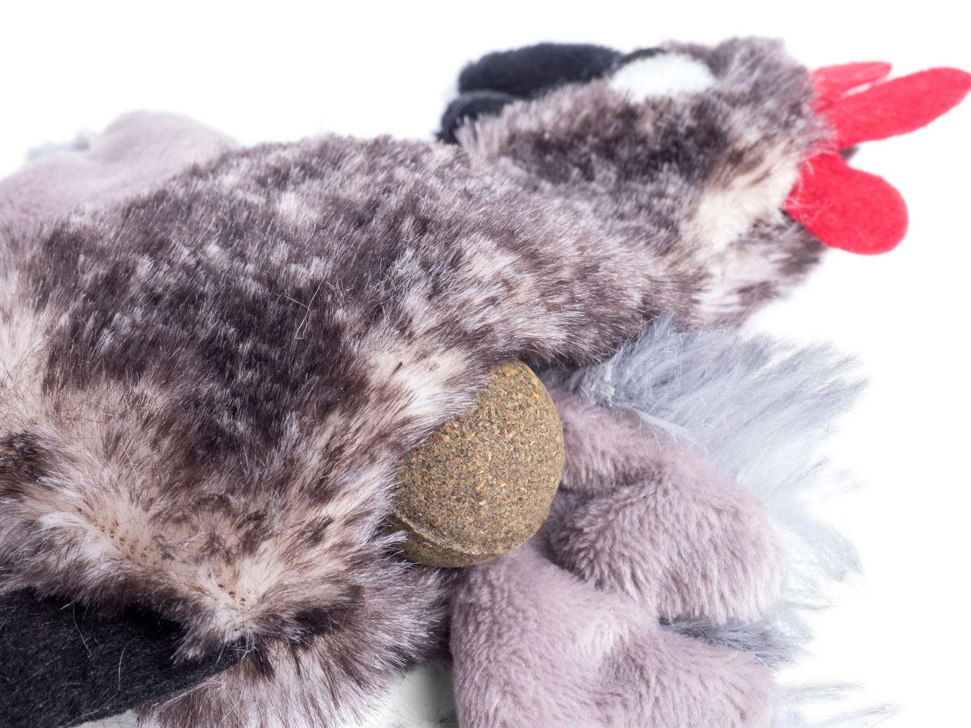 Refillable Catnip Plush Cockerel Cat Toy - Interactive Kitten Plaything with Organic Catnip - Perfect for Playtime, Training & Stress Relief for Indoor Cats